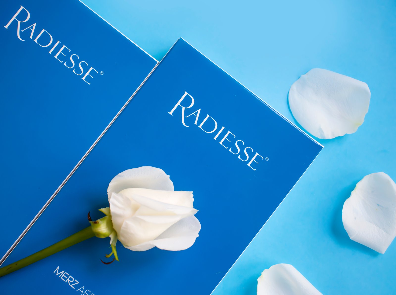 Radiesse collagen stimulating dermal filler packaging used in non surgical facial rejuvenation treatments